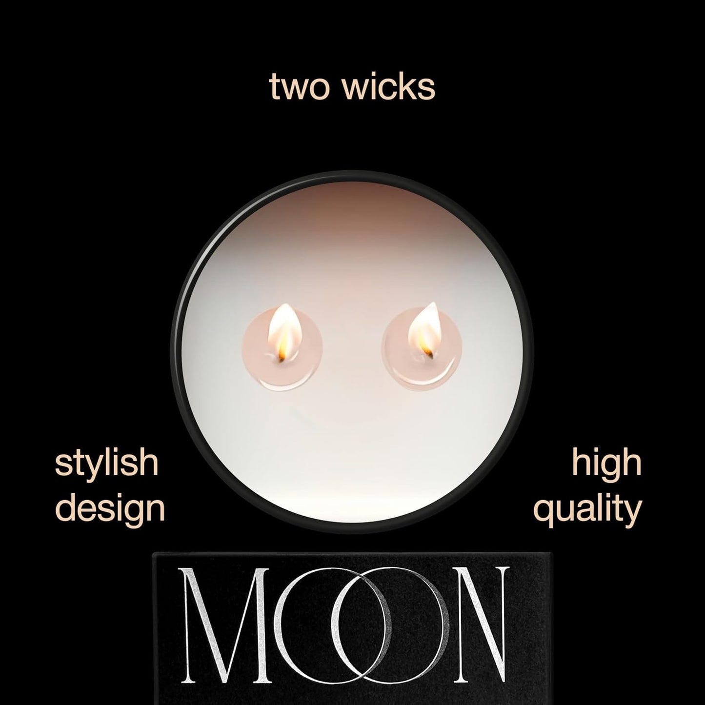 Luxury  | Vanilla & Caramel Black | Non Toxic